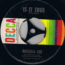 Brenda Lee : Is It True - Just Behind the Rainbow